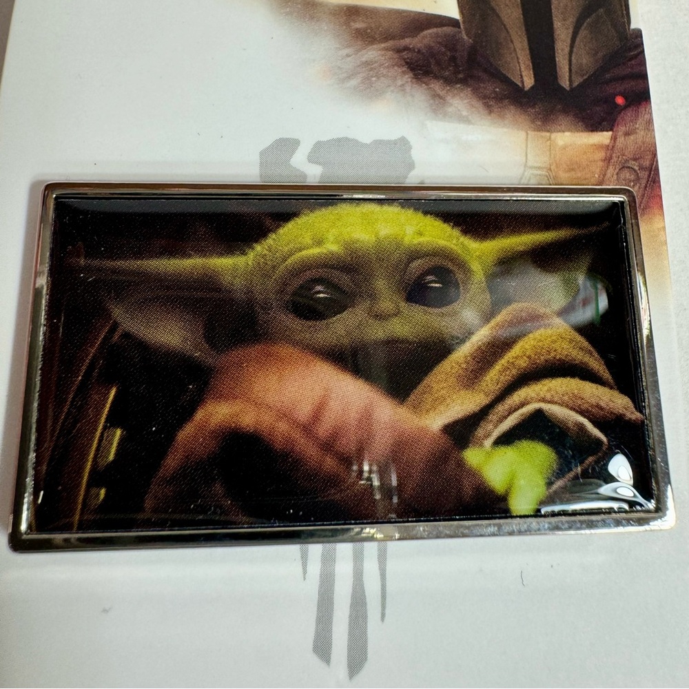 NWT. Disney Grogu pin. Adorable image from Star Wars mandalorian